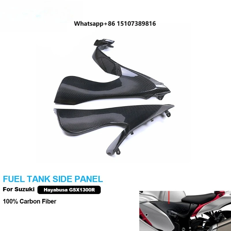 3K Dry Carbon Fiber Motorcycle Accessories Fuel tank Side Panel Fairing Kit for hayabusa GSX1300R 2021- 2023
3K Dry Carbon Fiber Motorcycle Accessories Fuel tank Side Panel Fairing Kit for hayabusa GSX1300R 2021- 2023