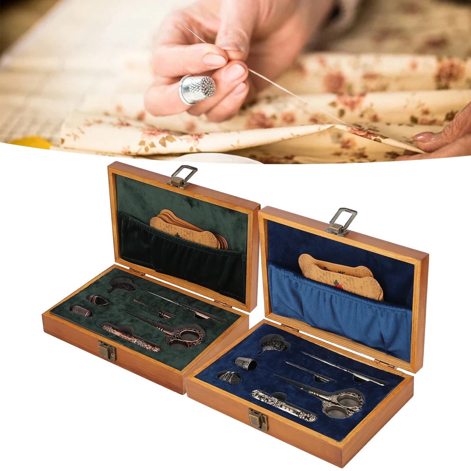 Sewing Scissors Kit Vintage Embroidery Scissors Set Multifunctional Beautiful Practical Comfortable Handle Gift for Household
Sewing Scissors Kit Vintage Embroidery Scissors Set Multifunctional Beautiful Practical Comfortable Handle Gift for Household