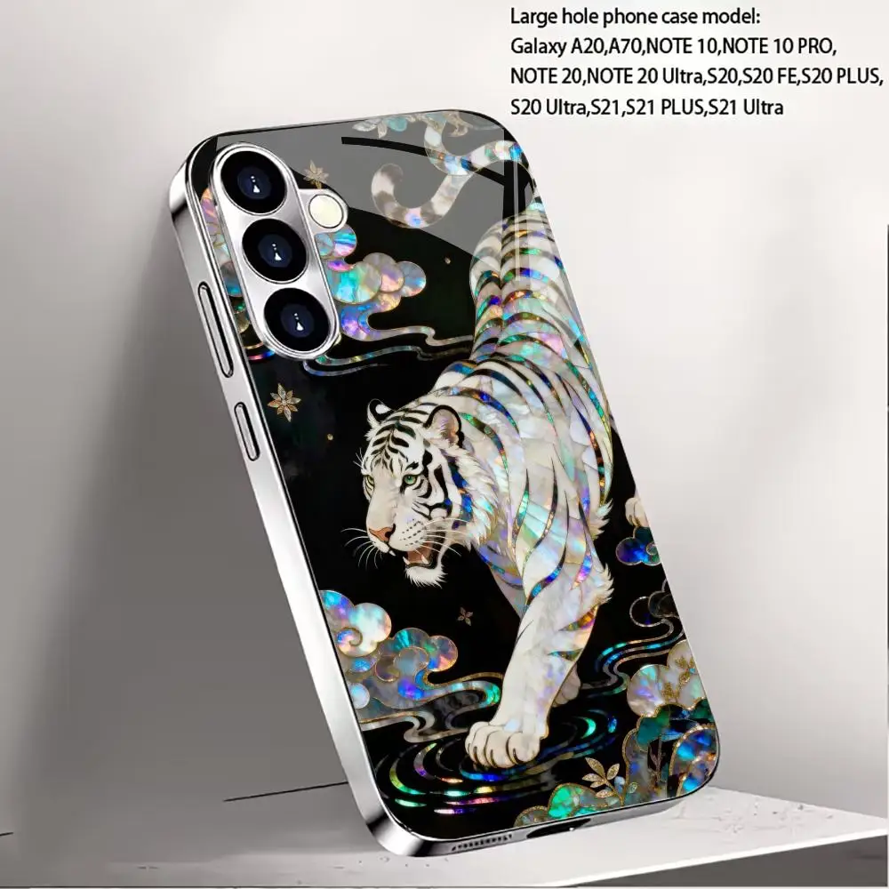 Luxury Oriental Tiger cases s26 ultra case fashion phone Phone Case Glass for Samsung Galaxy S26 S25 S24 S23 S22 FE,Ultra,Plus
Luxury Oriental Tiger cases s26 ultra case fashion phone Phone Case Glass for Samsung Galaxy S26 S25 S24 S23 S22 FE,Ultra,Plus
