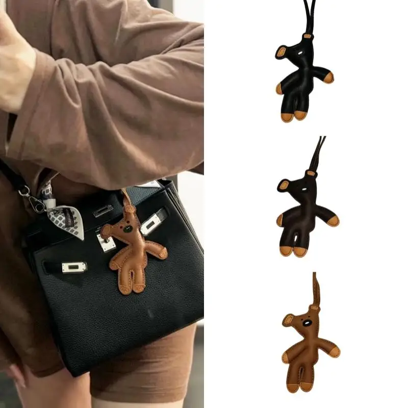 Vintage PU Bear Keychain Pendant Cartoon Multi-purpose Rope Bag Charm Puppy Pendant Keychain Backpack Pendant Ornaments
Vintage PU Bear Keychain Pendant Cartoon Multi-purpose Rope Bag Charm Puppy Pendant Keychain Backpack Pendant Ornaments