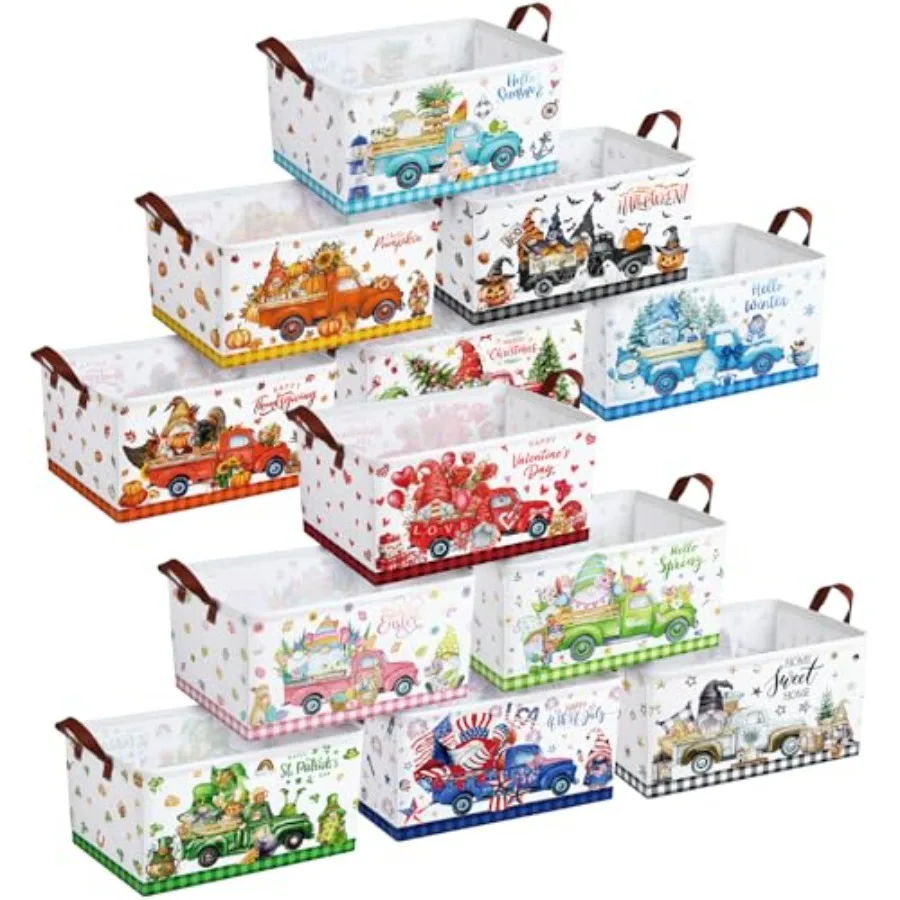 12 Pack Large Holiday Gifts Baskets Empty Collapsible Seasonal Storage Bin St Patricks Day Easter Canvas Laundry Basket Foldabl
12 Pack Large Holiday Gifts Baskets Empty Collapsible Seasonal Storage Bin St Patricks Day Easter Canvas Laundry Basket Foldabl