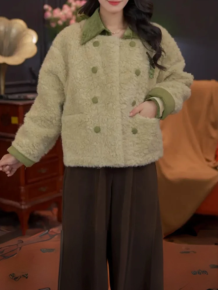 een Faux Fur ort Jaet Women's Thiened Winter Faionable Youthful Outerwear Small Fraance Sle Loose Fit Long Sve
een Faux Fur ort Jaet Women's Thiened Winter Faionable Youthful Outerwear Small Fraance Sle Loose Fit Long Sve