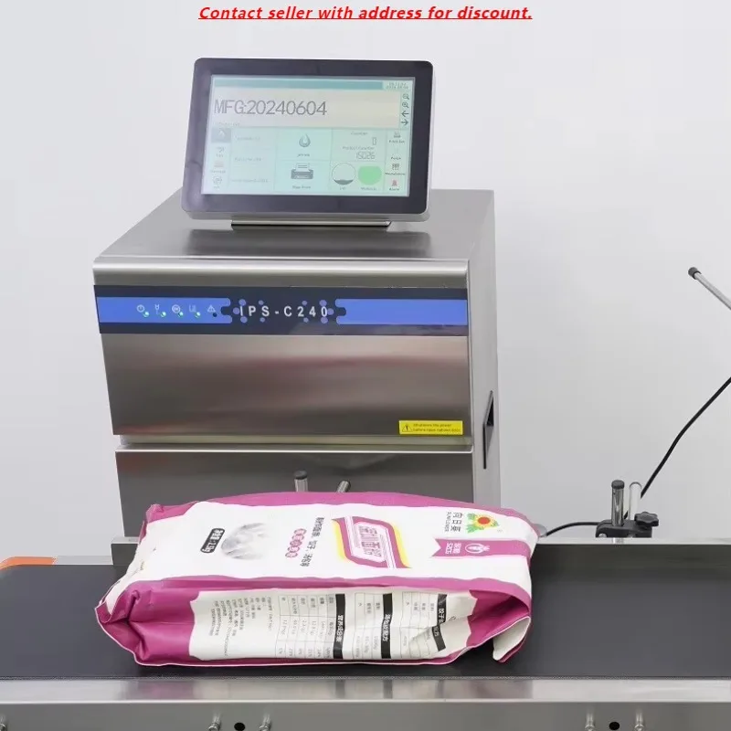 Continuous Automatic CIJ Inkjet Code Printer 32 Dots 1-5 Lines Date Batch For Aluminum PET Bottle Custom Logo With Persian
Continuous Automatic CIJ Inkjet Code Printer 32 Dots 1-5 Lines Date Batch For Aluminum PET Bottle Custom Logo With Persian