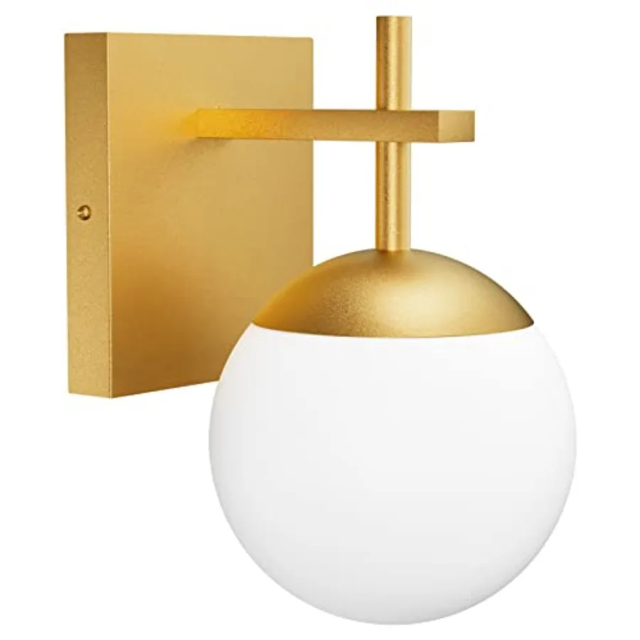 Wall Sconce, Mid Century Modern Wall Light Fixtures Milky Glass Indoor Wall Lamp for Home Decor Bathroom Kitchen Living Room Va
Wall Sconce, Mid Century Modern Wall Light Fixtures Milky Glass Indoor Wall Lamp for Home Decor Bathroom Kitchen Living Room Va