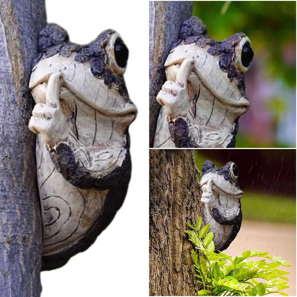 Frog Garden Statue UV Protection Tree Peeker Frog Creative Resin Frog Decor Frog Sculpture for Garden Lawn Patio Decor
Frog Garden Statue UV Protection Tree Peeker Frog Creative Resin Frog Decor Frog Sculpture for Garden Lawn Patio Decor