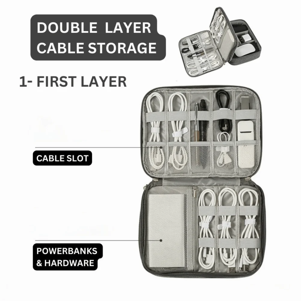 Dust-proof Digital Storage Bag Zipper Protective Charger Storage Bag Lightweight Wear-resistant Digital Accessories Bag Travel
Dust-proof Digital Storage Bag Zipper Protective Charger Storage Bag Lightweight Wear-resistant Digital Accessories Bag Travel