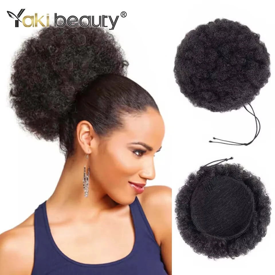 Afro Puff Drawstring Ponytail Synthetic Hair Extension Black Brown Clip On Kinky Drawstring Curly Ponytail
Afro Puff Drawstring Ponytail Synthetic Hair Extension Black Brown Clip On Kinky Drawstring Curly Ponytail