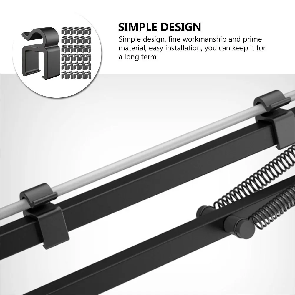 40Pcs Mic Cable Storage Clip Durable Plastic Clamps for Organizing Wires in Home Classroom Studio Cable Clip Cord Clips 
40Pcs Mic Cable Storage Clip Durable Plastic Clamps for Organizing Wires in Home Classroom Studio Cable Clip Cord Clips