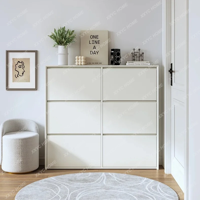 Q ZF Ultra-Thin Tilting Shoe Cabinet Household Entrance Solid Wood Entrance Cabinet Wall-Mounted Large Capacity
Q ZF Ultra-Thin Tilting Shoe Cabinet Household Entrance Solid Wood Entrance Cabinet Wall-Mounted Large Capacity