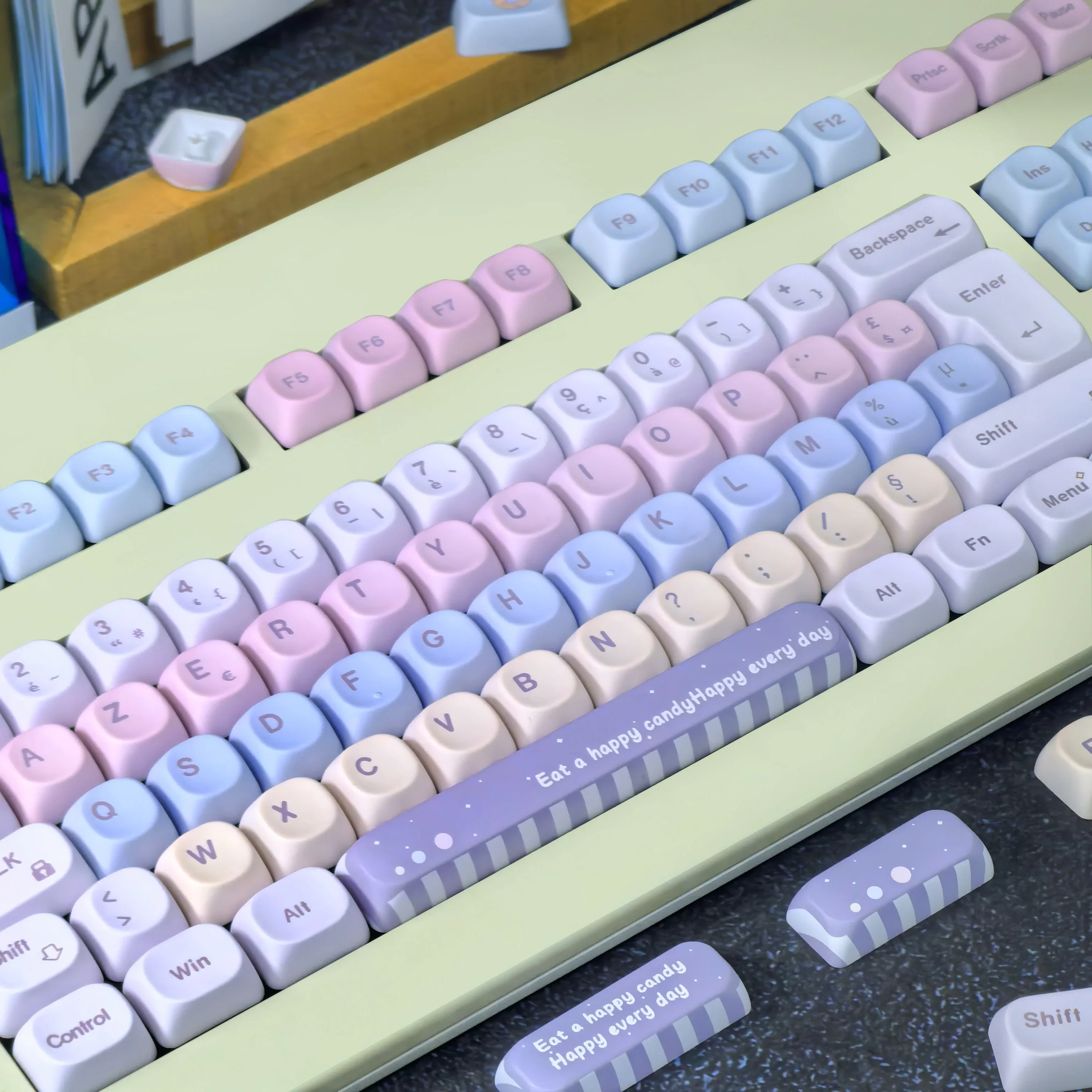AZETRY French Keycaps Moa Pbt Cute Layout 2.25/2.75Yu Space Bar Alice Layout Available Color Small Full Set Candy FR Keycaps
AZETRY French Keycaps Moa Pbt Cute Layout 2.25/2.75Yu Space Bar Alice Layout Available Color Small Full Set Candy FR Keycaps