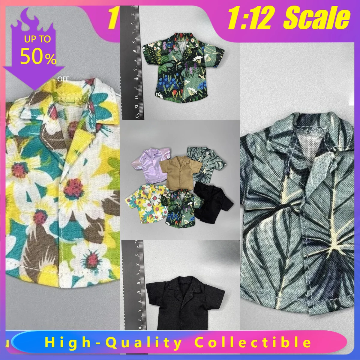 CROWDHTOYS 1/12 Male Soldier Trend Printing T-shirt Short Sleeve for 6in Action Figure Doll Body Clothes Model
CROWDHTOYS 1/12 Male Soldier Trend Printing T-shirt Short Sleeve for 6in Action Figure Doll Body Clothes Model