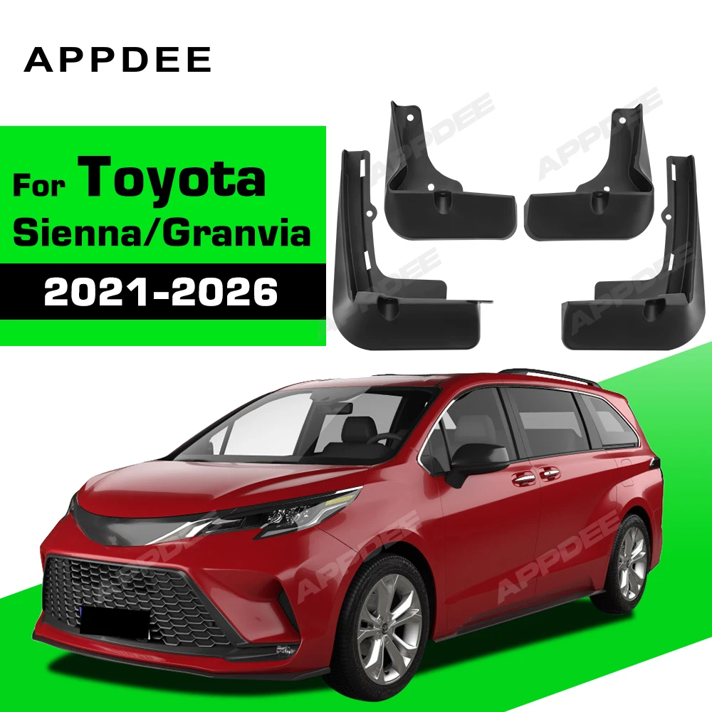 For Toyota Sienna and Granvia 2023 2024 2025 2026 Fender Mudflaps Splash Guards Mudguards Mud Flaps car Accessories
For Toyota Sienna and Granvia 2023 2024 2025 2026 Fender Mudflaps Splash Guards Mudguards Mud Flaps car Accessories
