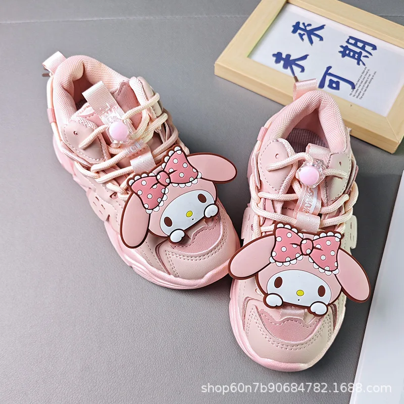 Sweet My Melody Anime Kawaii Sanrio Children Net Sports Shoes Cute Cartoon Hello Kitty Running Sneakers Lovely Gifts for Kids
Sweet My Melody Anime Kawaii Sanrio Children Net Sports Shoes Cute Cartoon Hello Kitty Running Sneakers Lovely Gifts for Kids