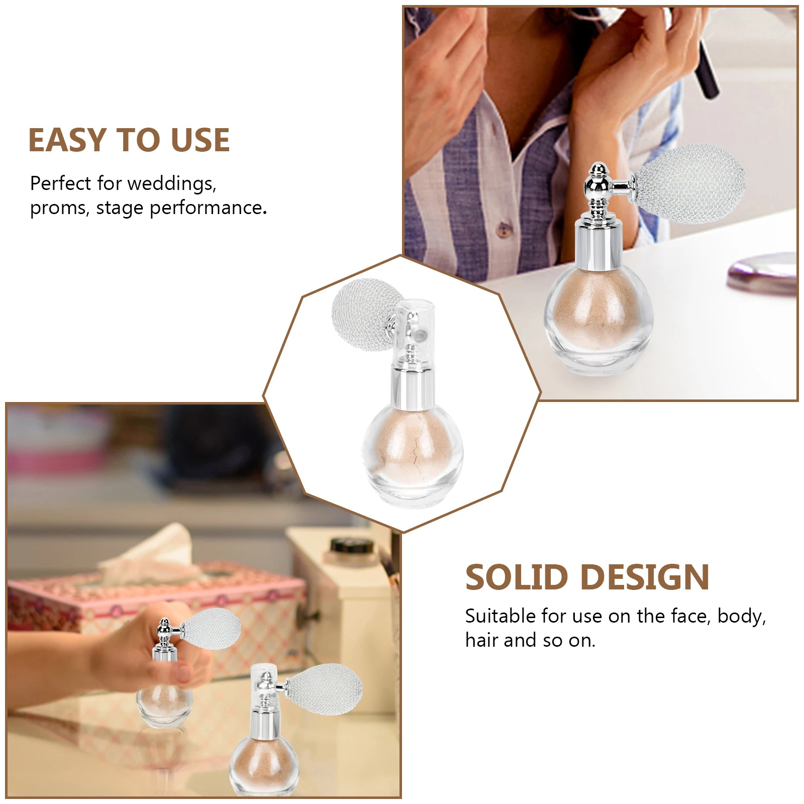 Glitter Powder Highlighter Makeup Tool Glass Bottle Body Decor Hair Highlight Powder Bottle Spray Storage Container Home Use
Glitter Powder Highlighter Makeup Tool Glass Bottle Body Decor Hair Highlight Powder Bottle Spray Storage Container Home Use