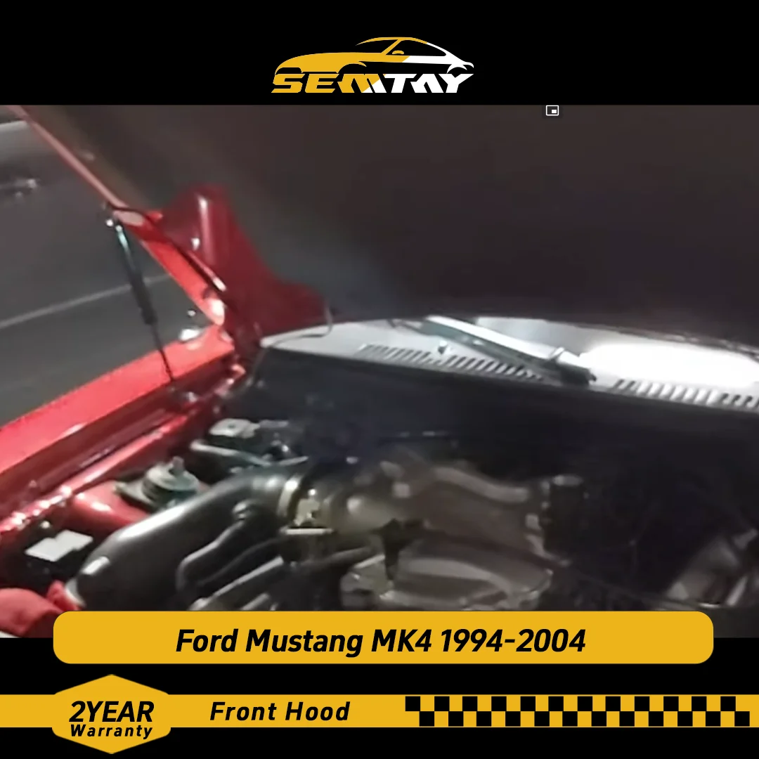 Стойки капота SEMTAY, совместимые с Ford Mustang MK4 1994-2004, поддержка подъема капота, амортизатор Spri
Стойки капота SEMTAY, совместимые с Ford Mustang MK4 1994-2004, поддержка подъема капота, амортизатор Spri