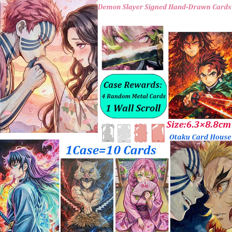 Demon Slayer Cards Artist Signed Hand-Drawn Cards Wholesale Full Case Kimetsu No Yaiba Original Sketch Cards
Demon Slayer Cards Artist Signed Hand-Drawn Cards Wholesale Full Case Kimetsu No Yaiba Original Sketch Cards