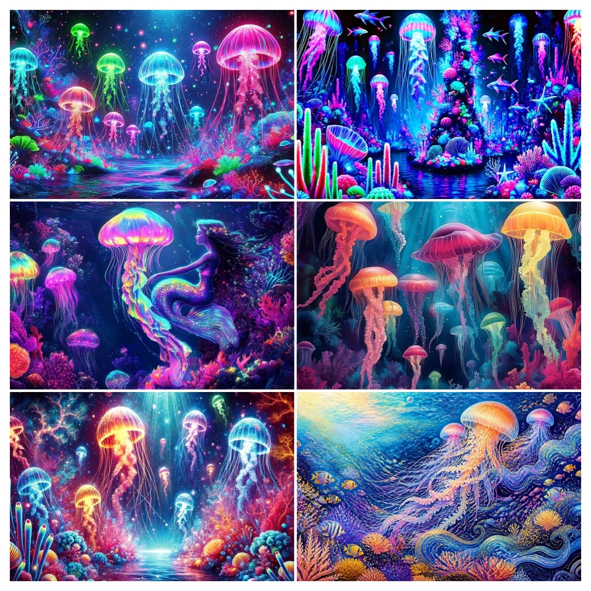 Glowing Jellyfish Backdrop Neon Fluorescent Under The Sea Party Decoration Background Baby Shower Decor Photo Booth Prop Banner
Glowing Jellyfish Backdrop Neon Fluorescent Under The Sea Party Decoration Background Baby Shower Decor Photo Booth Prop Banner