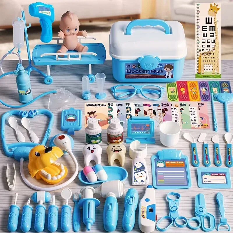 2023 Doctor Set for Kids Pretend Play Girls Role-playing Game Hospital Accessorie Medical Kit Nurse Tools Bag Toys Children Gift
2023 Doctor Set for Kids Pretend Play Girls Role-playing Game Hospital Accessorie Medical Kit Nurse Tools Bag Toys Children Gift