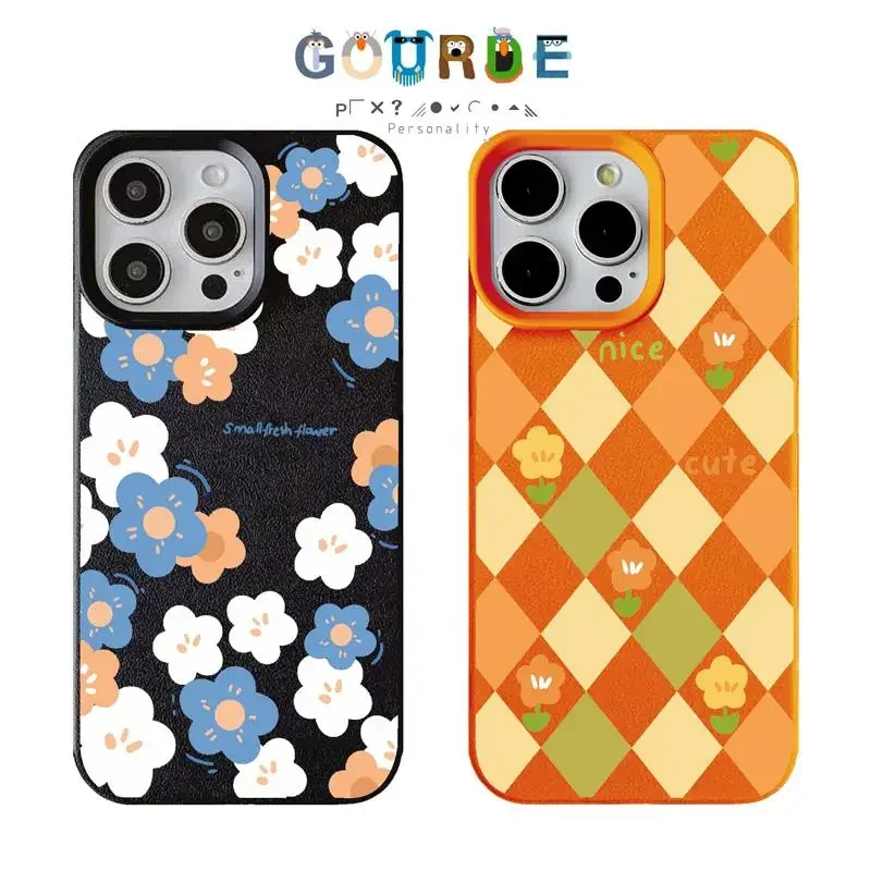 Gourde Unique Diamond Grid Flower Pattern Phone Case for Iphone 16 15 Pro Max 14 13 12 11 Pro Max IP 7 8 Plus XS XR Xs Max cover
Gourde Unique Diamond Grid Flower Pattern Phone Case for Iphone 16 15 Pro Max 14 13 12 11 Pro Max IP 7 8 Plus XS XR Xs Max cover