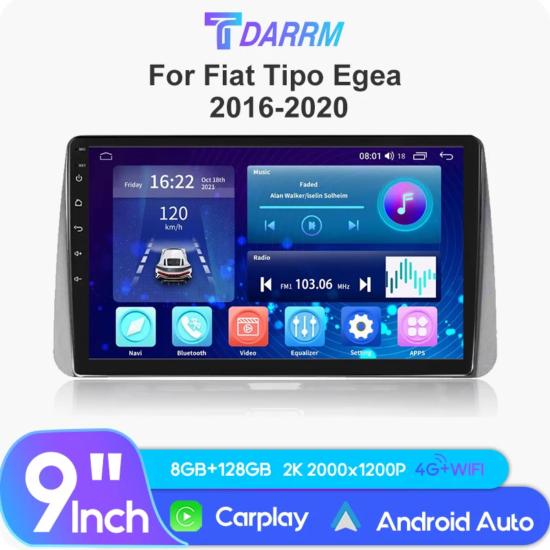 9" Car Radio Multimedia AutoAndroid 13 For Fiat Egea Tipo 2016-2021 Navigation GPS Stereo Carplay Android Autoradio Video Player
9" Car Radio Multimedia AutoAndroid 13 For Fiat Egea Tipo 2016-2021 Navigation GPS Stereo Carplay Android Autoradio Video Player