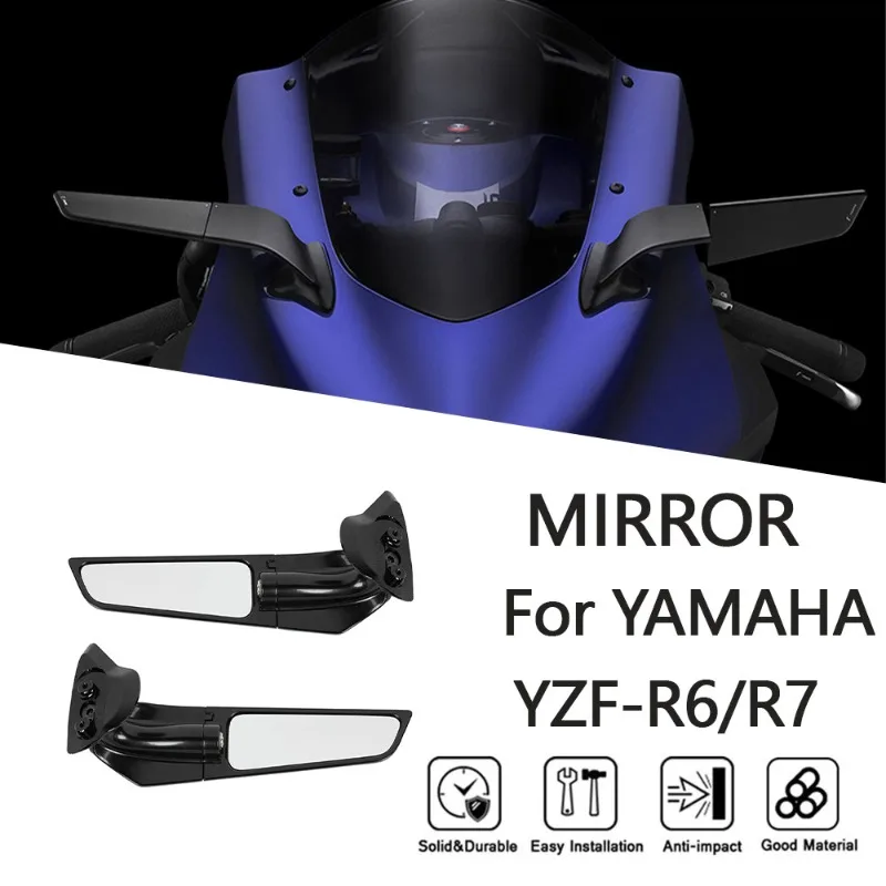 For Yamaha YZF-R6 2017-2021 Retrofit Fixed Wing Rearview Mirror Competitive Reflector Reverse Mirror
For Yamaha YZF-R6 2017-2021 Retrofit Fixed Wing Rearview Mirror Competitive Reflector Reverse Mirror