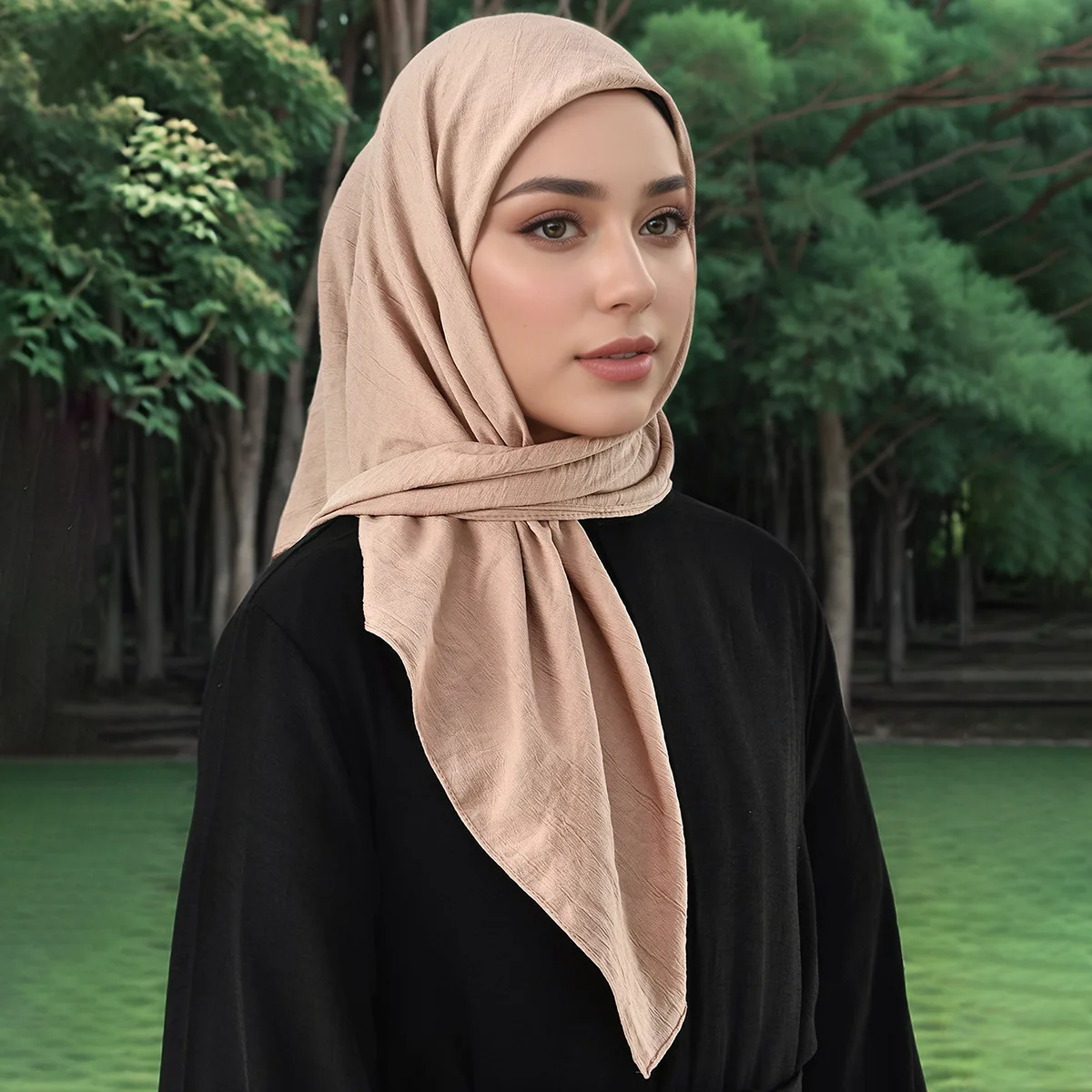 90*90cm Winkle Soft Square Scarves for Women Simplicity Solid Color Headscarf Muslim Female's Hijabs Bag Accessories Bandanas
90*90cm Winkle Soft Square Scarves for Women Simplicity Solid Color Headscarf Muslim Female's Hijabs Bag Accessories Bandanas