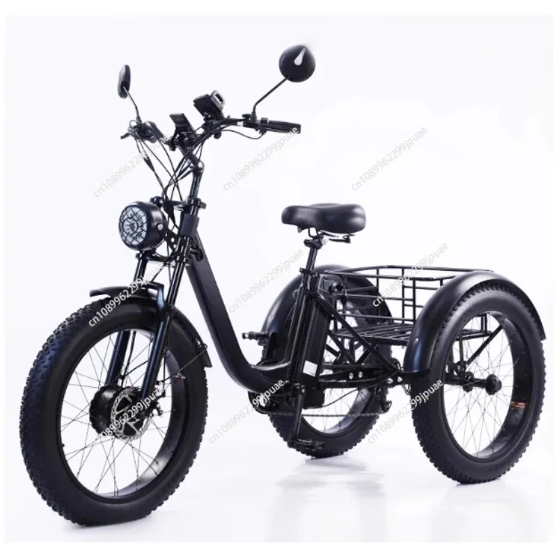 Hot Sales 48V Electric 3-Wheel Bike 20 Inch 31-60 Km Fat Tire Tricycle 750W Motor Lithium Battery Power Supply 15ah Battery
Hot Sales 48V Electric 3-Wheel Bike 20 Inch 31-60 Km Fat Tire Tricycle 750W Motor Lithium Battery Power Supply 15ah Battery