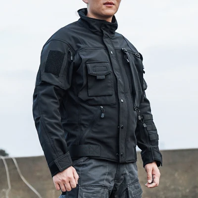 Men's Windproof Waterproof Military Tactical Jacket Outdoor Rock Climbing Sports Multi Pocket Zipper Coat Autumn and Winter
Men's Windproof Waterproof Military Tactical Jacket Outdoor Rock Climbing Sports Multi Pocket Zipper Coat Autumn and Winter