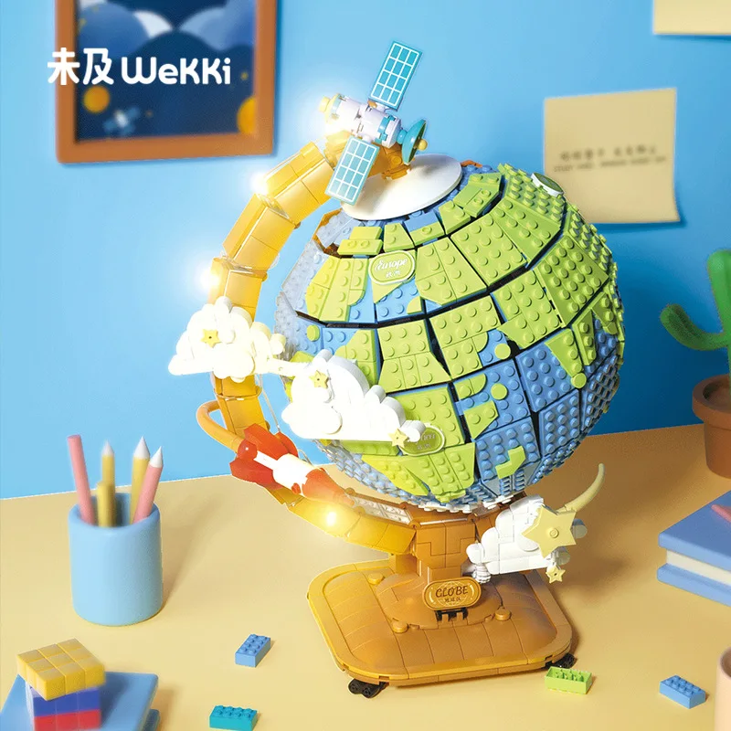 Wekki 506501 Глобус 3D стереоскопическая модель настольный орнамент освещение серии DIY игрушки строительные блоки мальчик праздничный подарок
Wekki 506501 Глобус 3D стереоскопическая модель настольный орнамент освещение серии DIY игрушки строительные блоки мальчик праздничный подарок
