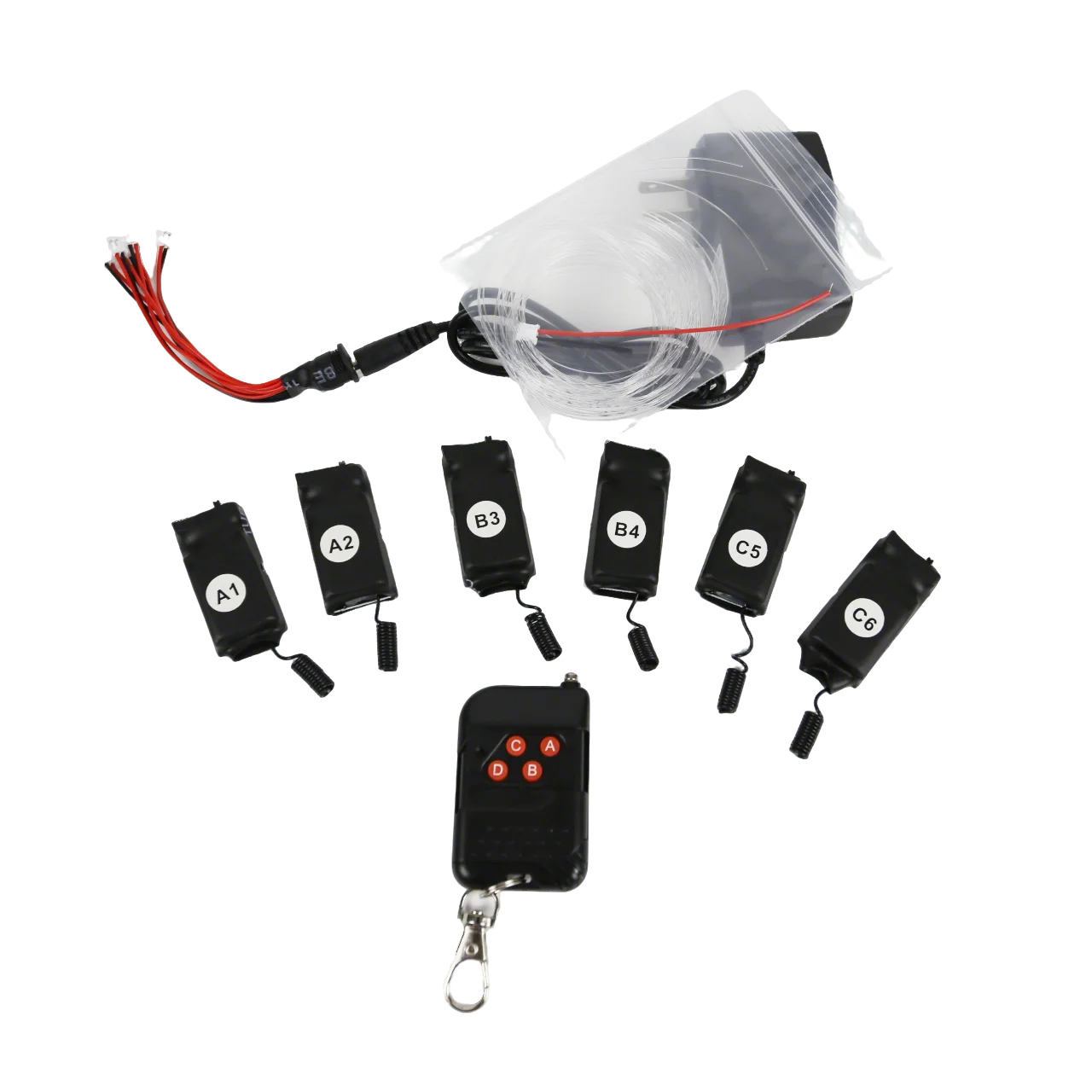 Multi Channel Balloon Controller (1 Remote Control and 6 Controllers) with Holiday Self-adhesive Patch
Multi Channel Balloon Controller (1 Remote Control and 6 Controllers) with Holiday Self-adhesive Patch