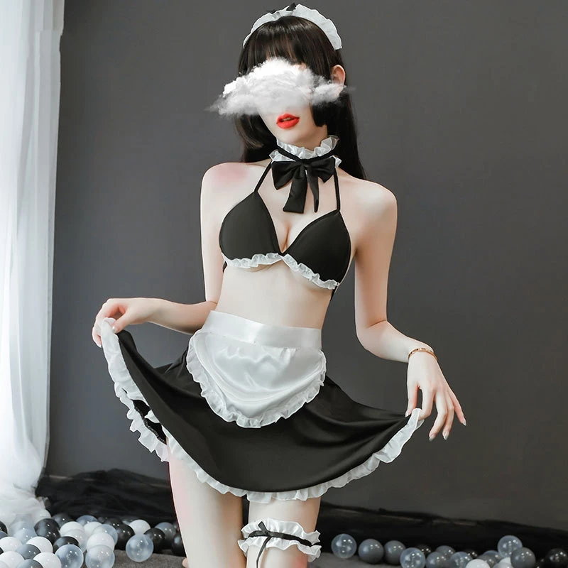 Sexy lingerie sexy backless seduction maid maid role play passion three point set uniform
Sexy lingerie sexy backless seduction maid maid role play passion three point set uniform
