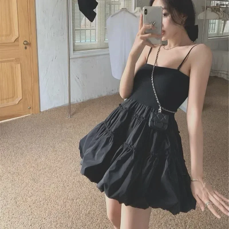 Sweet Spaghetti Strap White Dress Female 2024 Summer Korean A Line Fluffy Mini Dress Women Sleeveless Party Mini Dresses Платье
Sweet Spaghetti Strap White Dress Female 2024 Summer Korean A Line Fluffy Mini Dress Women Sleeveless Party Mini Dresses Платье