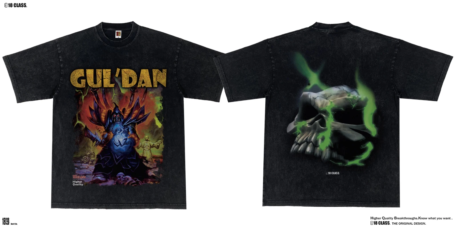 2025 World of Warcraft Gul 'dan Game-themed American High Street Men's and Women's Neckline Retro Pure Cotton T-shirts
2025 World of Warcraft Gul 'dan Game-themed American High Street Men's and Women's Neckline Retro Pure Cotton T-shirts