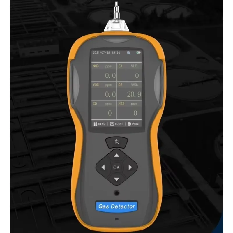 High Quality 6-in-1 Portable Gas Detector Analyzer for Various Industrial Gases
High Quality 6-in-1 Portable Gas Detector Analyzer for Various Industrial Gases