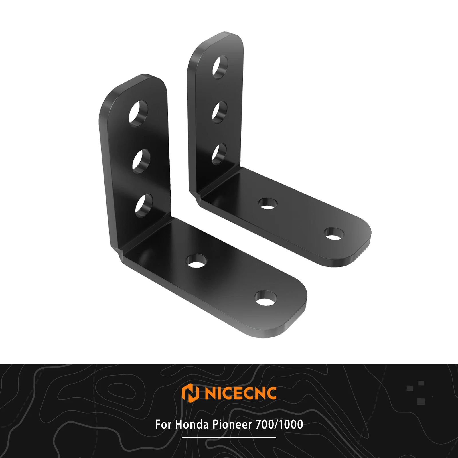 NICECNC Pair UTV Tailgate Leveler Bracket For Honda Pioneer 700 For Honda Pioneer 1000 2014-2021 Aluminum Black Blue CNC-Mahined
NICECNC Pair UTV Tailgate Leveler Bracket For Honda Pioneer 700 For Honda Pioneer 1000 2014-2021 Aluminum Black Blue CNC-Mahined