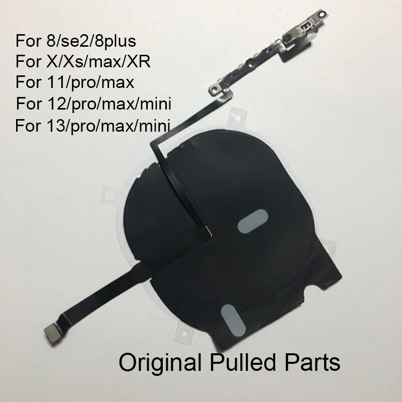 OEM Wireless Charging Coil NFC Antenna Volume Flex Cable Replacement For iPhone X XS XR 8 8Plus SE2 11 12 13 Mini Pro Max
OEM Wireless Charging Coil NFC Antenna Volume Flex Cable Replacement For iPhone X XS XR 8 8Plus SE2 11 12 13 Mini Pro Max