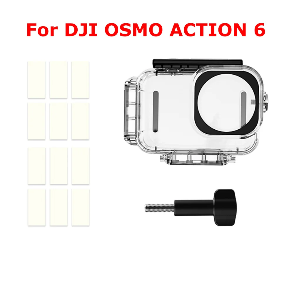 60m Quick-Release Waterproof Case for DJI OSMO Action 6 Underwater Diving Housing HD Lens Anti-Fog Sheets Included
60m Quick-Release Waterproof Case for DJI OSMO Action 6 Underwater Diving Housing HD Lens Anti-Fog Sheets Included
