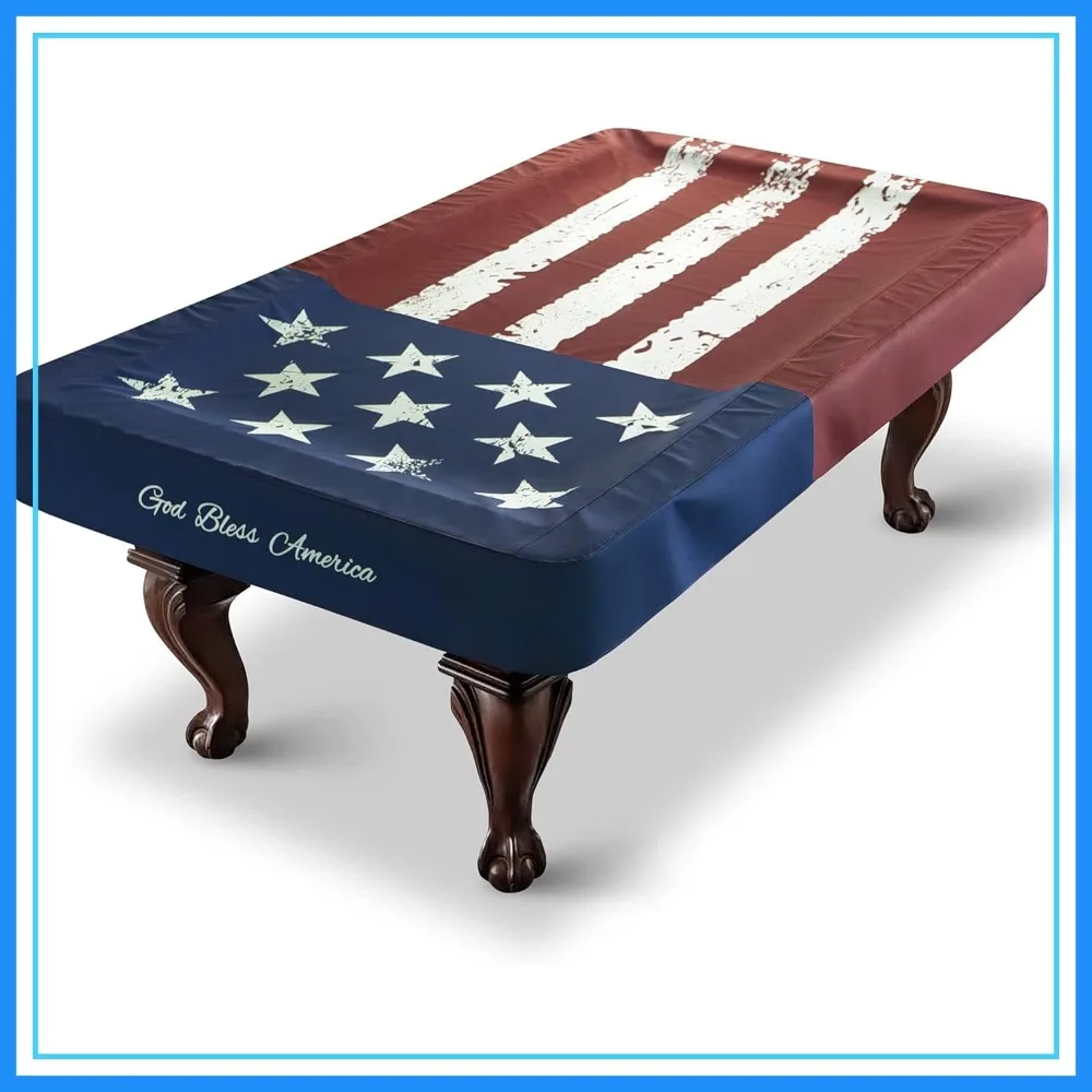 Waterproof Heavy Leatherette Pool Table Cover, Indoor/Outdoor Billiards Accessories for Protecting Felt, 7/8/9 Feet Fitted
Waterproof Heavy Leatherette Pool Table Cover, Indoor/Outdoor Billiards Accessories for Protecting Felt, 7/8/9 Feet Fitted