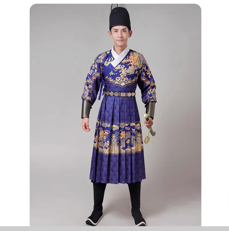 National Style Ming Dynasty Flying Fish Robe Male Warrior Hanfu Embroidered Python Robe
National Style Ming Dynasty Flying Fish Robe Male Warrior Hanfu Embroidered Python Robe