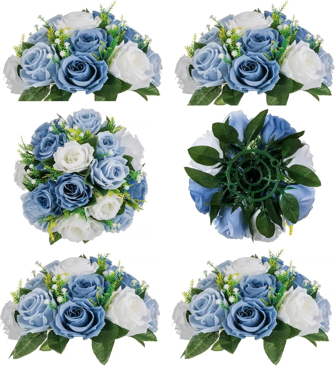 Flower Ball Centerpieces For Table 6 Pcs Fake Rose Centerpiece Flowers Dusty Blue Artificial Silk Floral Arrangement Center
Flower Ball Centerpieces For Table 6 Pcs Fake Rose Centerpiece Flowers Dusty Blue Artificial Silk Floral Arrangement Center