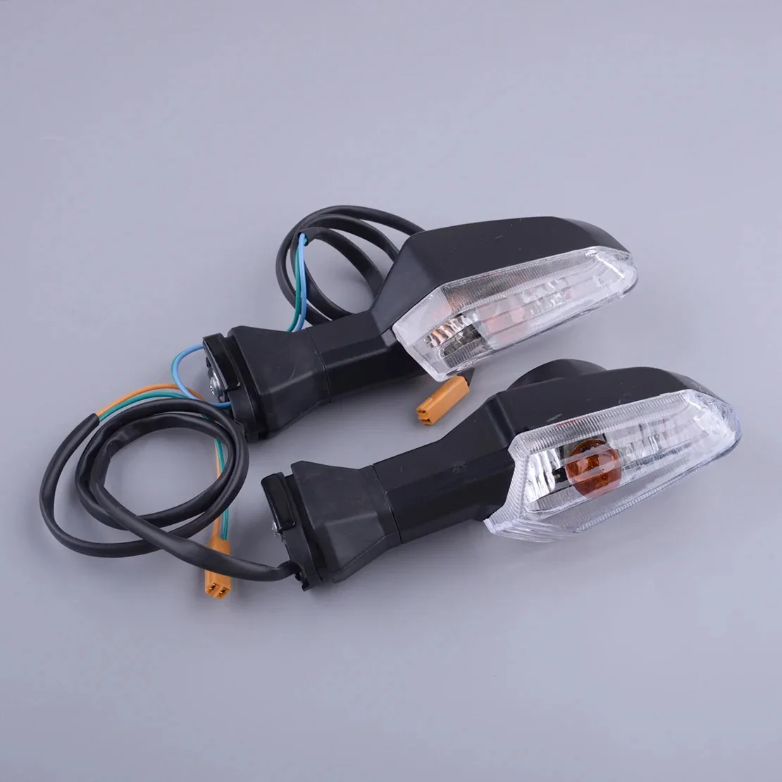 1 Pair Rear Turn Signal Indicator Light Fit for Kawasaki Ninja 250 300 650 1000 Z1000SX ER6N ER6F ZX6R 2013 2014-2016 12V 10W
1 Pair Rear Turn Signal Indicator Light Fit for Kawasaki Ninja 250 300 650 1000 Z1000SX ER6N ER6F ZX6R 2013 2014-2016 12V 10W