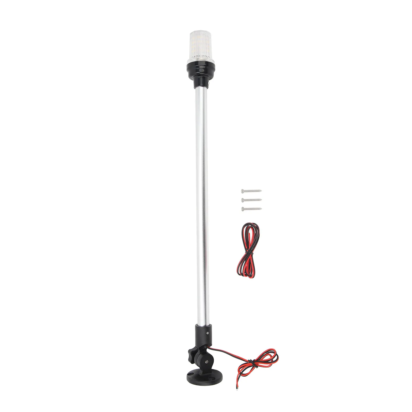 22in Fold Down Boat Stern Light 63LED All Round 3NM Visibility IP66 Waterproof for Pontoon Yacht Fishing Boat Navigation Light
22in Fold Down Boat Stern Light 63LED All Round 3NM Visibility IP66 Waterproof for Pontoon Yacht Fishing Boat Navigation Light