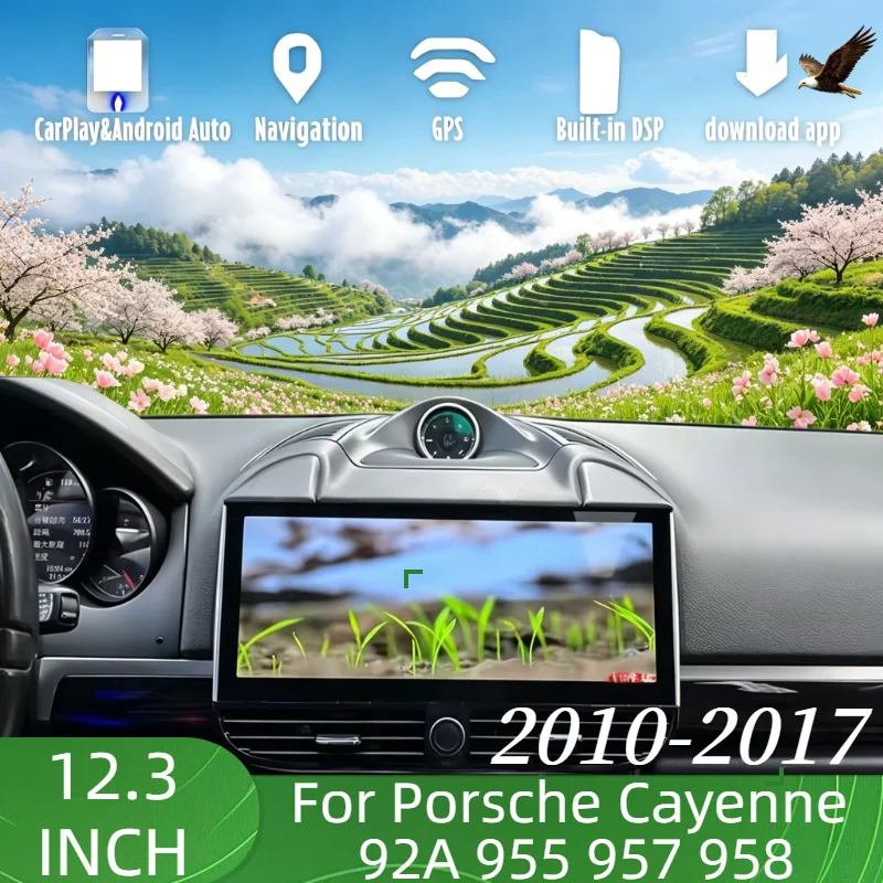 Android 14 Auto CarPlay 12.3" For Porsche Cayenne 92A 955 957 958 2010-2017 Screen Car Radio Multimedia Stereo Player GPS Head
Android 14 Auto CarPlay 12.3" For Porsche Cayenne 92A 955 957 958 2010-2017 Screen Car Radio Multimedia Stereo Player GPS Head