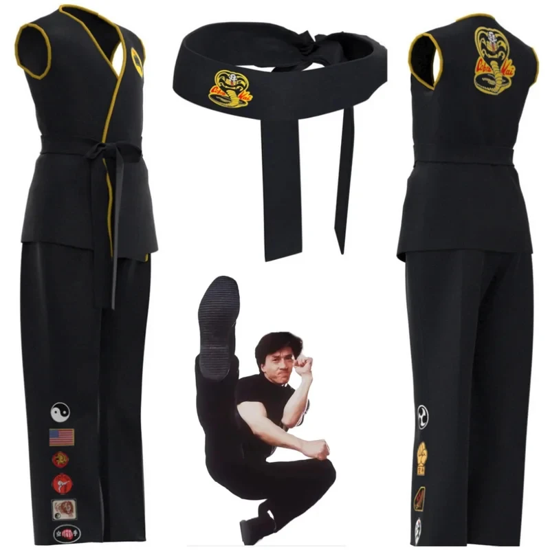 The Karate Kid Cosplay Costume Anime Game KOF Uniform Taekwondo Clothing Jackie Chan Headband Cobra Kai Costumes Adult Cx,3;b'2.
The Karate Kid Cosplay Costume Anime Game KOF Uniform Taekwondo Clothing Jackie Chan Headband Cobra Kai Costumes Adult Cx,3;b'2.
