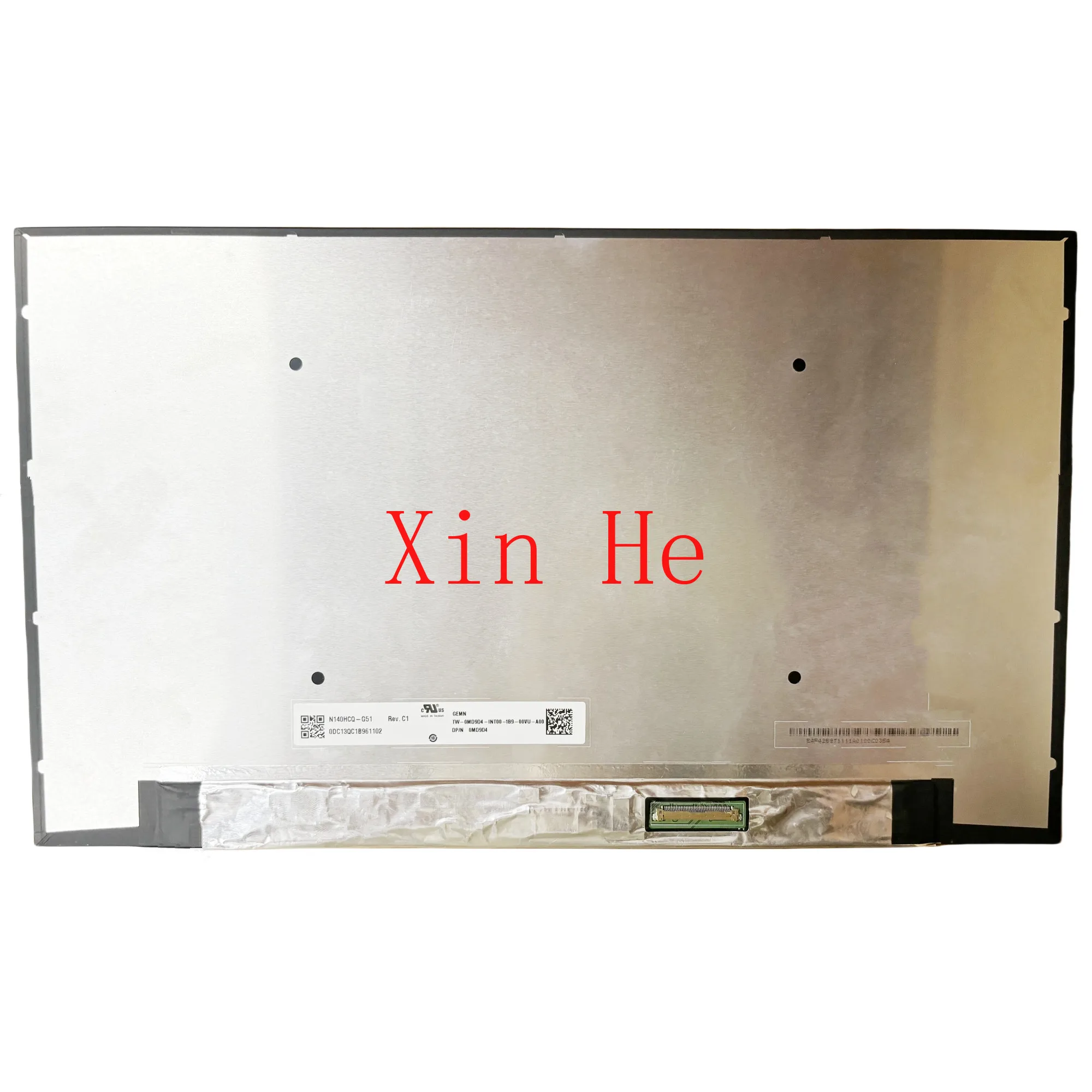 14.0'' N140HCQ-G51 N140HCQ G51 Laptop LCD Touch Screen Display Panel 1920*1080 EDP 40 Pins
14.0'' N140HCQ-G51 N140HCQ G51 Laptop LCD Touch Screen Display Panel 1920*1080 EDP 40 Pins