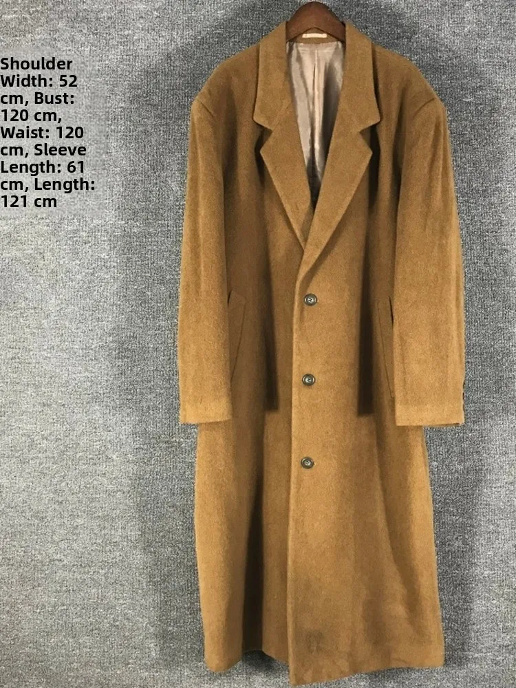 Винтажное японское шерстяное повседневное молодежное пальто в британском стиле для осени и зимы, длинное, из полиэфирного волокна, с отложным воротником, на одной пуговице
Винтажное японское шерстяное повседневное молодежное пальто в британском стиле для осени и зимы, длинное, из полиэфирного волокна, с отложным воротником, на одной пуговице