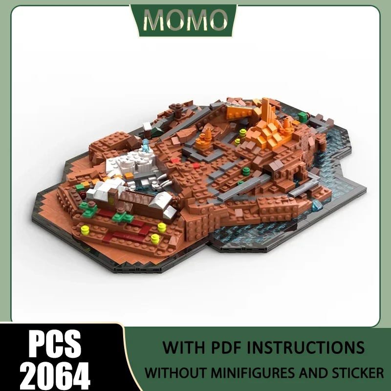 Moc Building Blocks Big Thunder Mountain Railroad Micro Scale Bricks Model DIY Assembly Construction Toy Holiday Birthday Gifts
Moc Building Blocks Big Thunder Mountain Railroad Micro Scale Bricks Model DIY Assembly Construction Toy Holiday Birthday Gifts