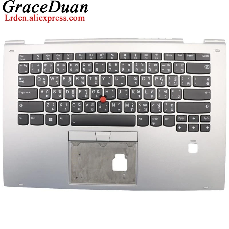 TH Thai Silver Keyboard Upper Case Palmrest Shell Cover For Lenovo Thinkpad X1 Yoga 2nd Gen2 G2 01LV036 01LV116 01LV156 01LV076
TH Thai Silver Keyboard Upper Case Palmrest Shell Cover For Lenovo Thinkpad X1 Yoga 2nd Gen2 G2 01LV036 01LV116 01LV156 01LV076