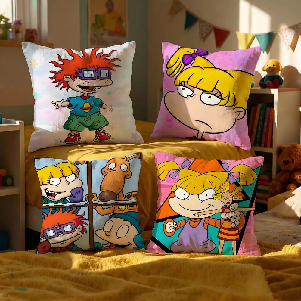 Декоративные наволочки Rugrats с мультяшным принтом, 4 штуки, 50x50, 45x45, 40x40 см, для дивана и подушек
Декоративные наволочки Rugrats с мультяшным принтом, 4 штуки, 50x50, 45x45, 40x40 см, для дивана и подушек