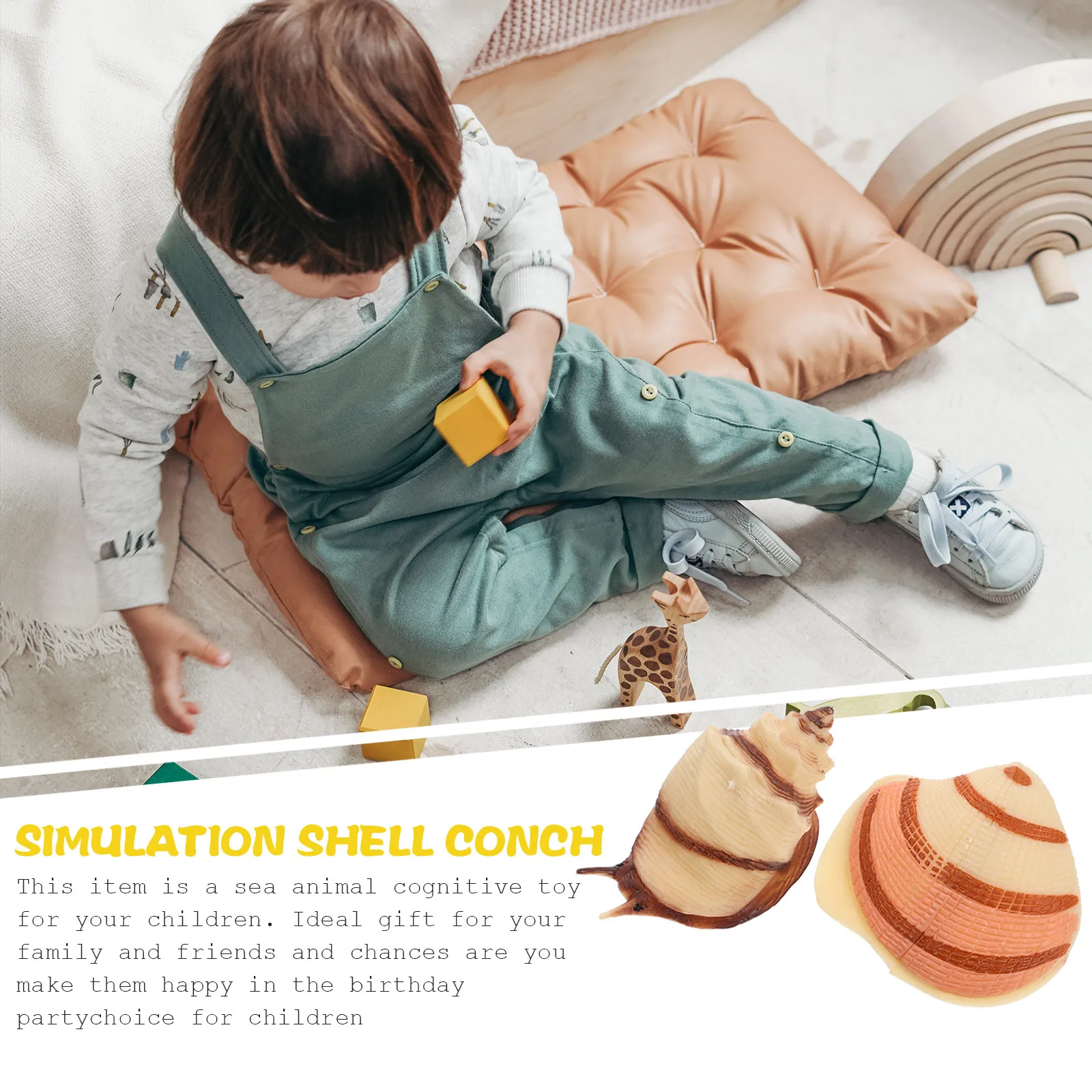 2Pcs Shell Sea Animal Simulation Educational Desktop Decor Vivid Marine Creature Cognitive Animal Species Learning
2Pcs Shell Sea Animal Simulation Educational Desktop Decor Vivid Marine Creature Cognitive Animal Species Learning